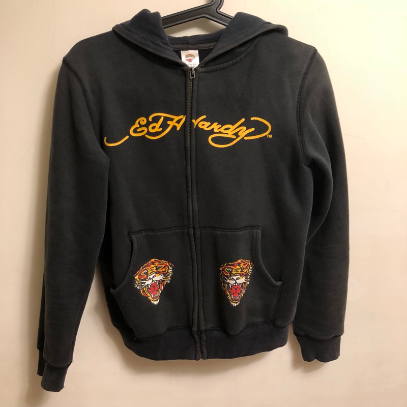 Ed Hardy 黑色虎頭外套