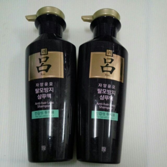 韓國Ryoe呂 紫瓶(人蔘舒敏)洗髮乳400ml