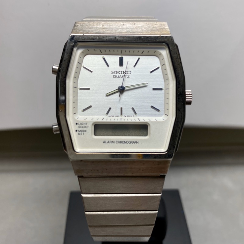 精工錶 SEIKO 古董 雙顯 電子錶 H601-5400