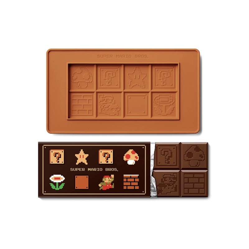 日本🇯🇵直送 任天堂官方商店 馬力歐 巧克力製作模型 模板 巧克力