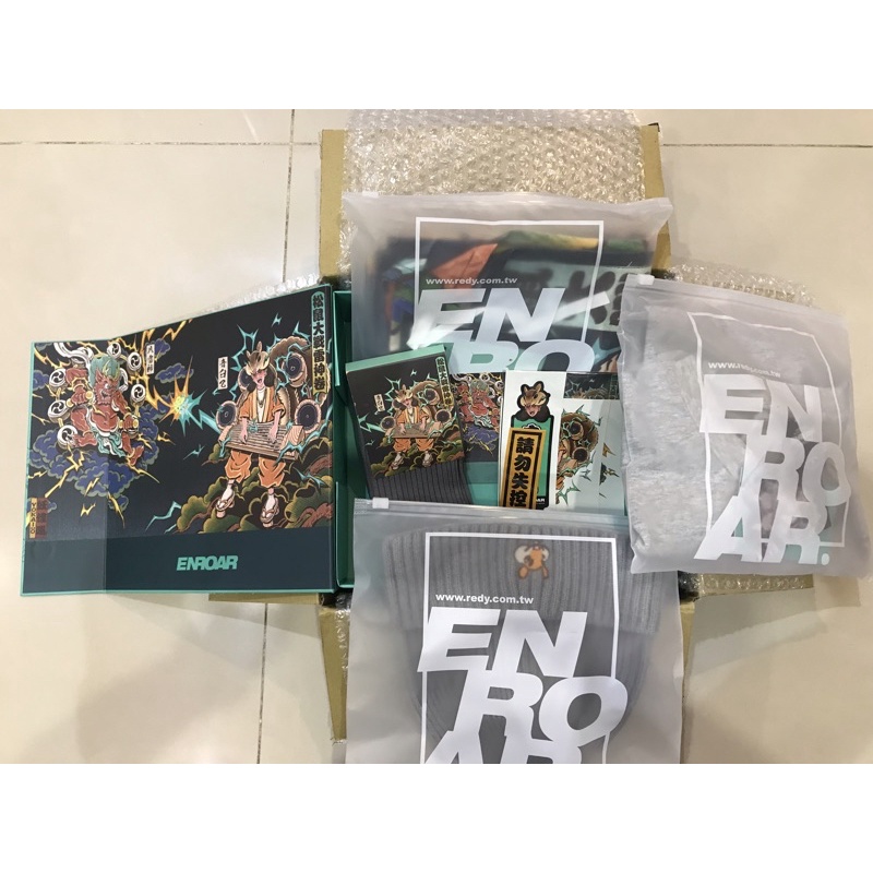 【賤葆ENROAR】松鼠聯名限定款＿浮世繪短T禮盒