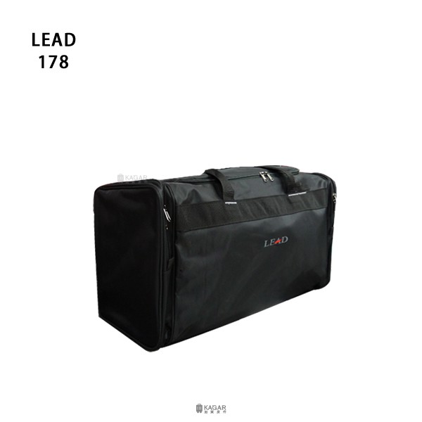 加賀皮件 LEAD 台灣製造 大容量 可插拉桿 手提/單肩/斜背 行李袋 旅行袋 178
