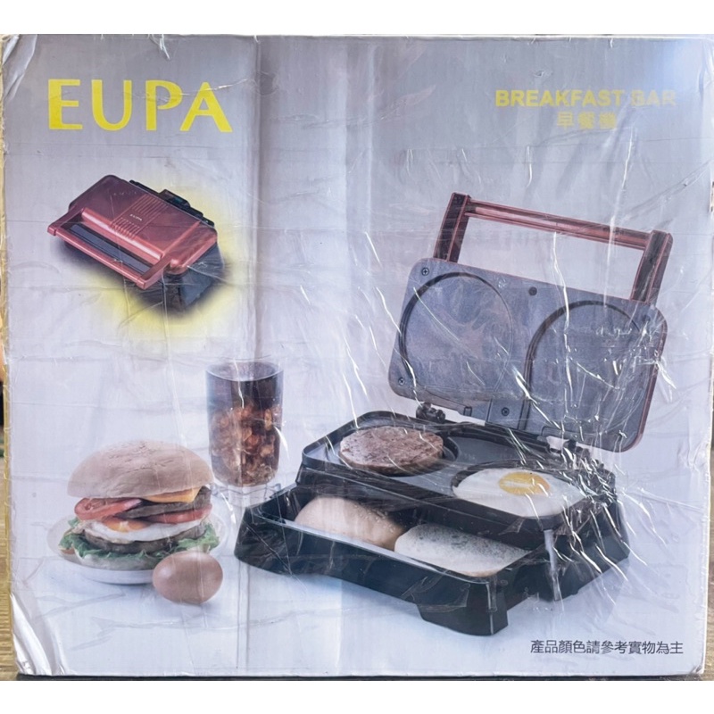 桃園龍潭可自取 全新 現貨 Eupa 家用多功能 早餐機 迷你煎烤盤 煎蛋 吐司 漢堡排 輕鬆一次搞定