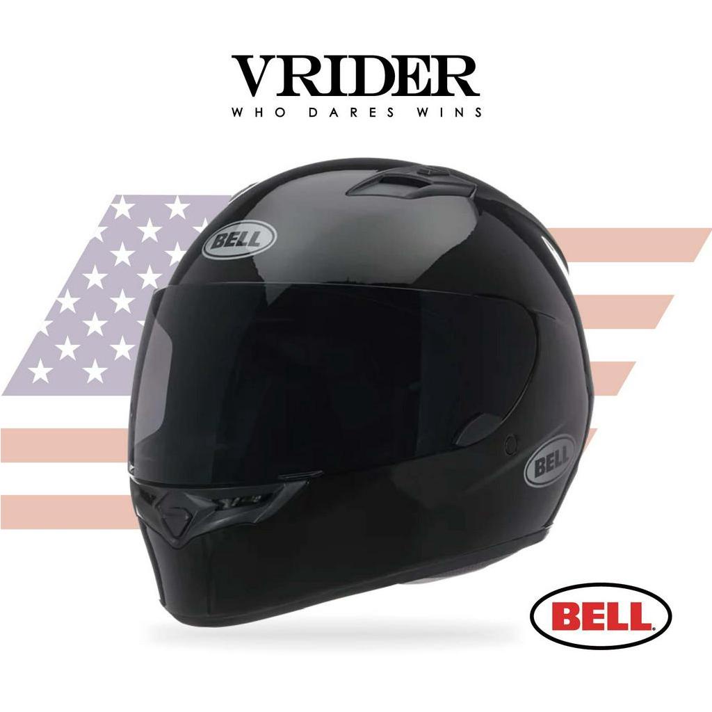 【VRIDER】總代理直營 Bell - Qualifier Gloss Black 經典黑 全罩式 賽道 安全帽