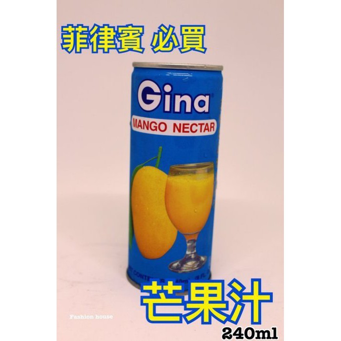 {泰菲印越} Gina 芒果汁 芒果飲料 菲律賓進口