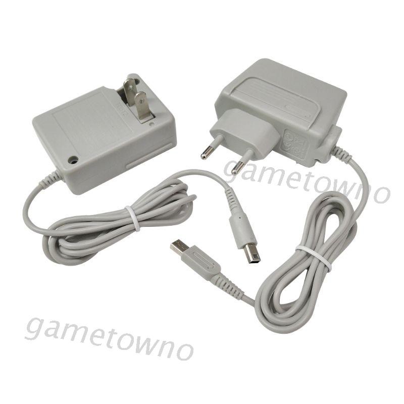 任天堂適用於 Nintendo Ds Lite Ndsl 2ds 3ds 的wili 插頭旅行充電器電源線適配器 蝦皮購物