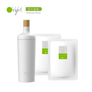 【永續限定組】O'right 歐萊德 洗髮精補充包600mL*二包 + R-Bottle永續填充空瓶