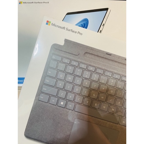 微軟 Surface Pro 8 i7 16G 512G 白金色 8PX-00015 含冰藍色鍵盤 全新品