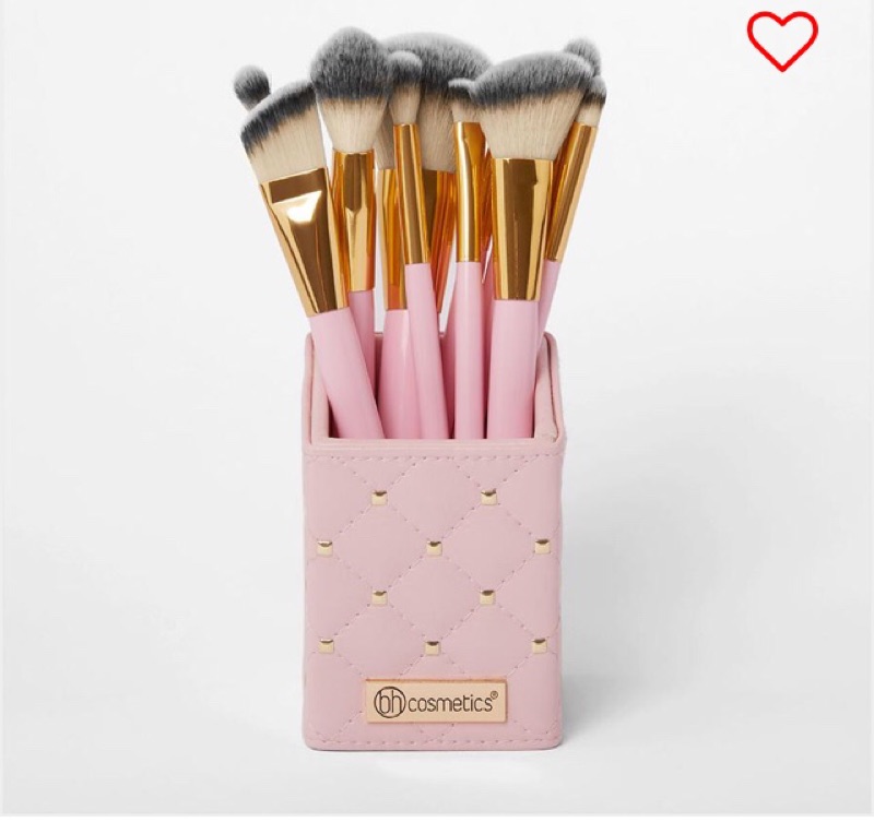 現貨 BH COSMETICS 12 piece brush set  Studded Eleganc粉紅 白色 刷具組