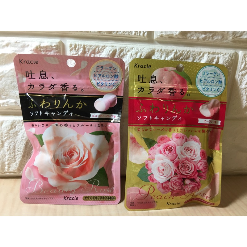 （現貨）日本吐息口氣清香玫瑰/蜜桃玫瑰香香糖球