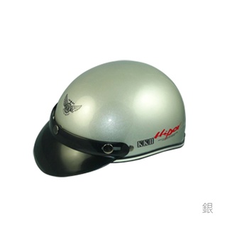華泰 安全帽 K839M/K-839M 素色 銀色 哈利帽 半罩 單帽子 不含鏡片《比帽王》