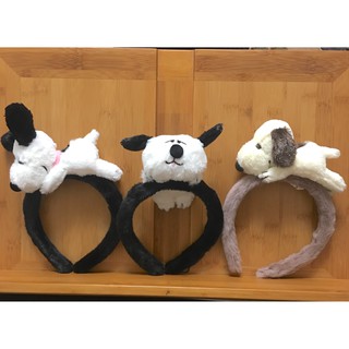 日本 環球 史努比 奧拉夫 頭箍 髮箍 snoopy 生日禮物 萬聖節變裝道具 olaf 填充玩具 絨毛娃娃 毛絨玩偶
