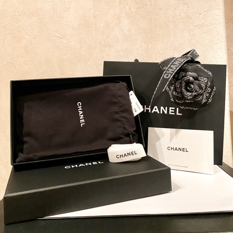 Chanel 香奈兒精品 中夾包裝紙盒全配 豪華組合