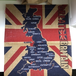 英國地圖購物袋 - 英國帶回 購物袋