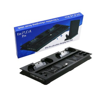 PS4 PRO版 主機風扇 散熱器+主機直立架+雙手把座充 7XXX型主機適用 直購價450元 桃園《蝦米小鋪》