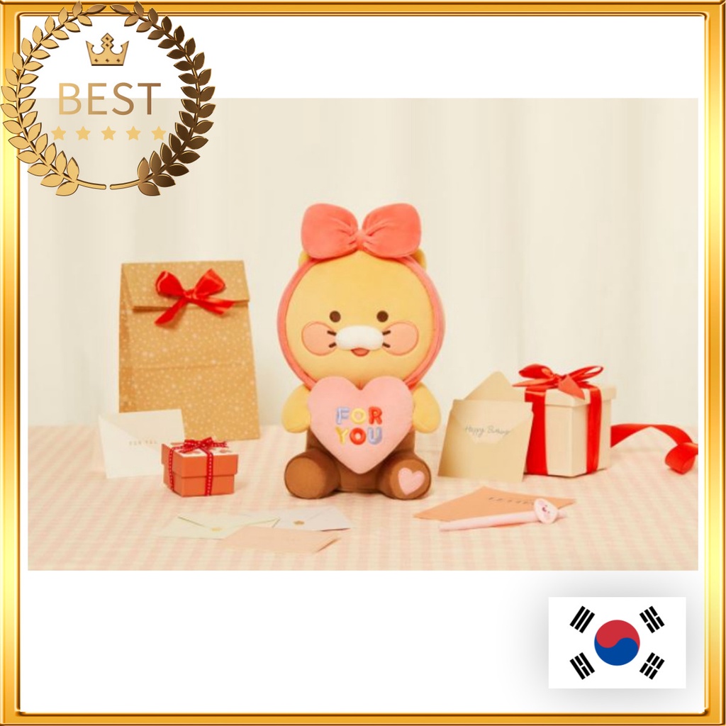 [KAKAO FRIENDS] 萊恩寵物貓 蝴蝶結春植 錄音 唱歌  玩偶 交換禮物 春植 告白娃娃 錄音娃娃 玩偶