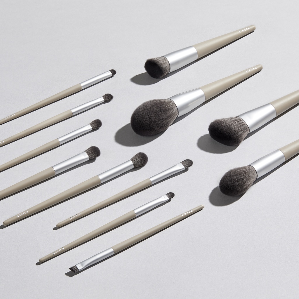 FVIIE BEAUTY 現貨隔日達 奶茶灰12支化妝刷套組三代 刷具套組