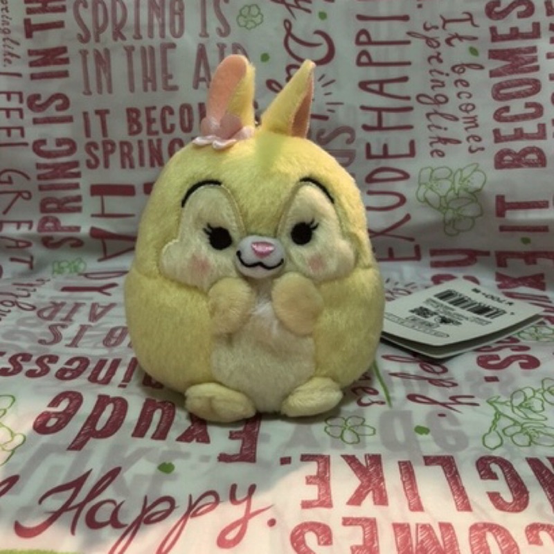 【迪士尼正版】邦妮兔 娃娃 吊飾 可愛 兔子 兔兔 絨毛 收藏 玩偶 腮紅 黃色 少女 珍藏