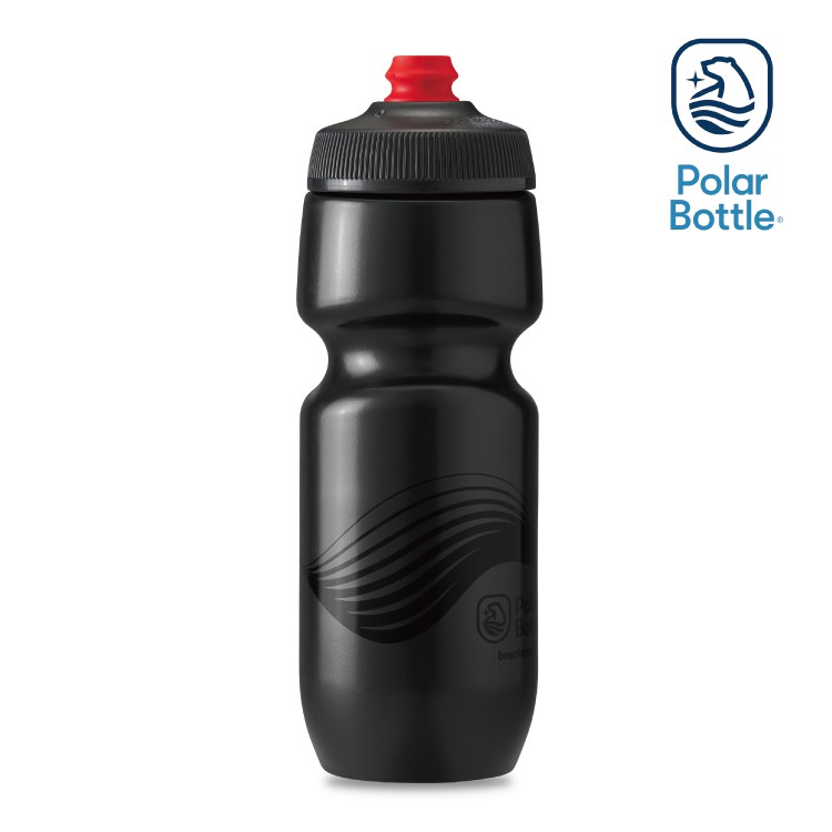 Polar Bottle 24oz 單層噴射水壺 WAVE 黑 / 單車水壺 自行車水壺