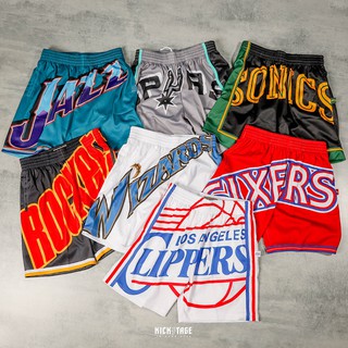 MITCHELL & NESS M&N BIG FACE Jersey 快艇 76人 馬刺 火箭 球褲【MN21A】KS