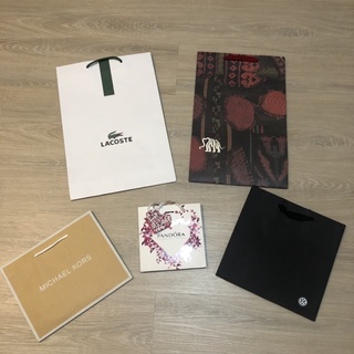 *快速出貨* 品牌紙袋 精品 Pandora Michael Kors MK Lacoste 民俗風mana VW 福斯