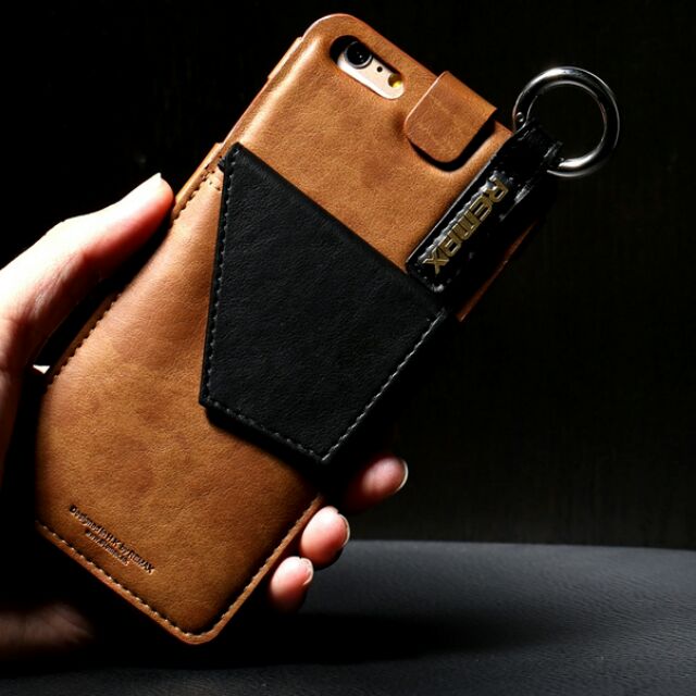 REMAX iphone6/6s 4.7吋 咖啡色 卡酷皮套 手機殼 背蓋 手機套 皮革