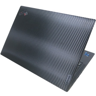 【Ezstick】Lenovo ThinkPad X1C 10TH Gen10 黑色卡夢紋機身貼(上蓋+鍵盤週圍+底部)