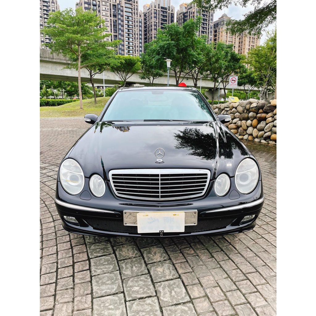 2006 M-Benz E280 霸氣黑賓士 全額貸低利率 輕鬆月付無負擔