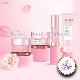 WARDAH HYDRA ROSE LEMBAB serum siang malam gel hydrating