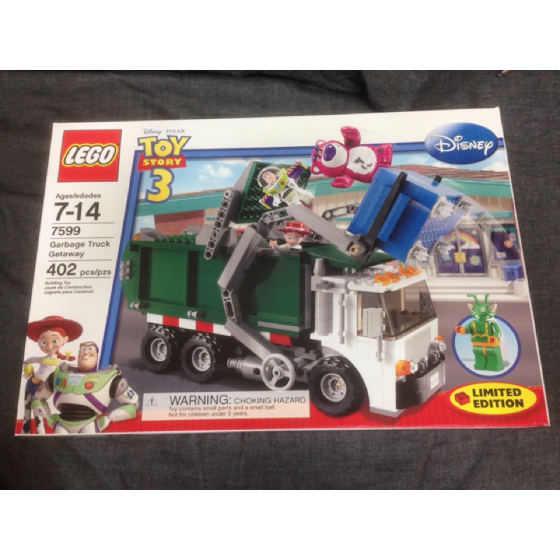 樂高 lego toy story 玩具總動員 7599 垃圾車 盒況良好 絕版 巴斯 胡迪 翠絲 熊抱哥 現貨