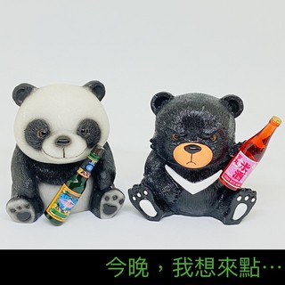 【福滿門】台灣黑熊/熊貓/磁鐵/留言板/擺飾/Q版神明/公仔/熊讚/黑熊/貓熊