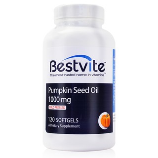 【美國BestVite】必賜力南瓜籽油膠囊1瓶 (120顆/瓶) 單入/2入/5入