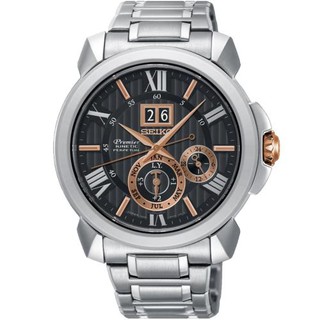 【SEIKO 精工】Premier 人動電能紳士腕錶 7D56-0AE0X 現代鐘錶 SK016