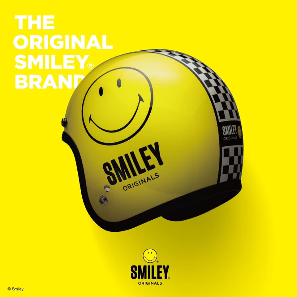 GALLOP x SMILEY 黃色笑臉 3/4罩 半罩 安全帽 復古帽 附發票