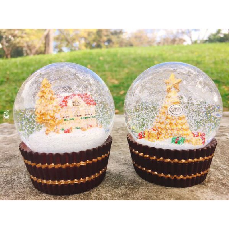 2016 金沙水晶球 7-11金沙巧克力 限量版 水晶球 聖誕節 擺飾 紀念品 全新現貨1組