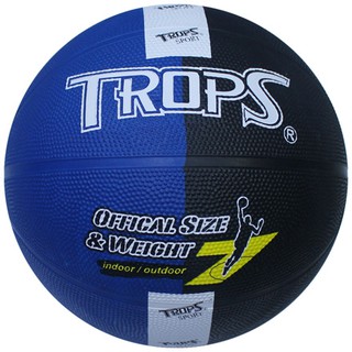 巨人 TROPS 40172B 雙色黑藍刻字籃球(黑/藍) 特價中！！