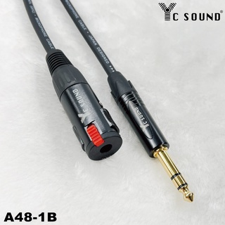 6.3 耳機延長線 轉 6.3 母頭 TRS 立體 標準監聽 6.3延長線 平衡式訊號線