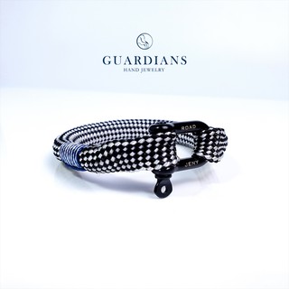 【Guardians】《Checkerboard》ROAD&JENY系列 船繩 手繩 手鍊手環 鈦鋼 船錨 馬蹄扣 情侶