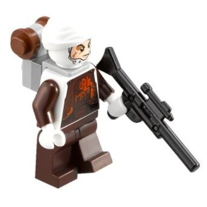 磚家 LEGO 樂高 人偶 STARWARS 星戰 Dengar White Torso 賞金獵人 75145 含武器