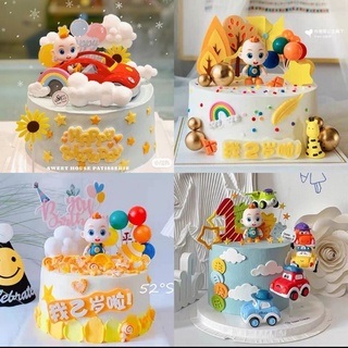 ❤可急單請聊聊❤療癒語過天晴🌞【Super JOJO】coco melon/客製化/超級寶貝/DIY材料/生日蛋糕必備款