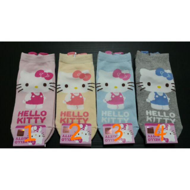 〒藍色海洋〒㊣Hello Kitty襪子 直版襪