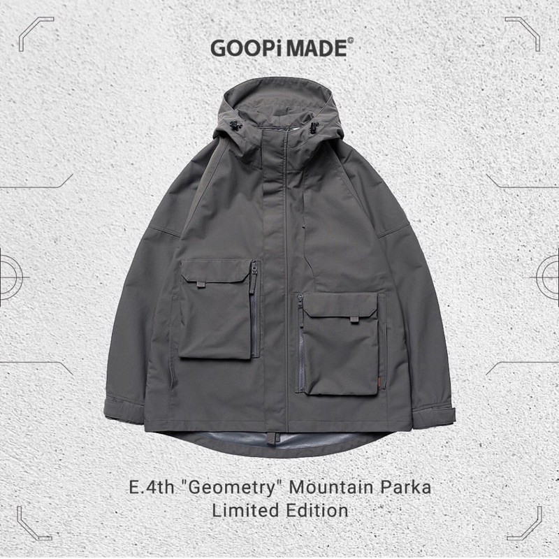 【灰1號】Goopi-E.4th "Geometry" Mountain Parka