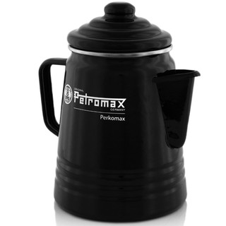 Petromax 琺瑯咖啡壺9杯份/咖啡濾壓壺/茶壺/水壺 黑per-9-s