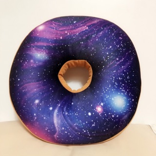 日本景品 銀河甜甜圈 星空甜甜圈 造型 坐墊 抱枕