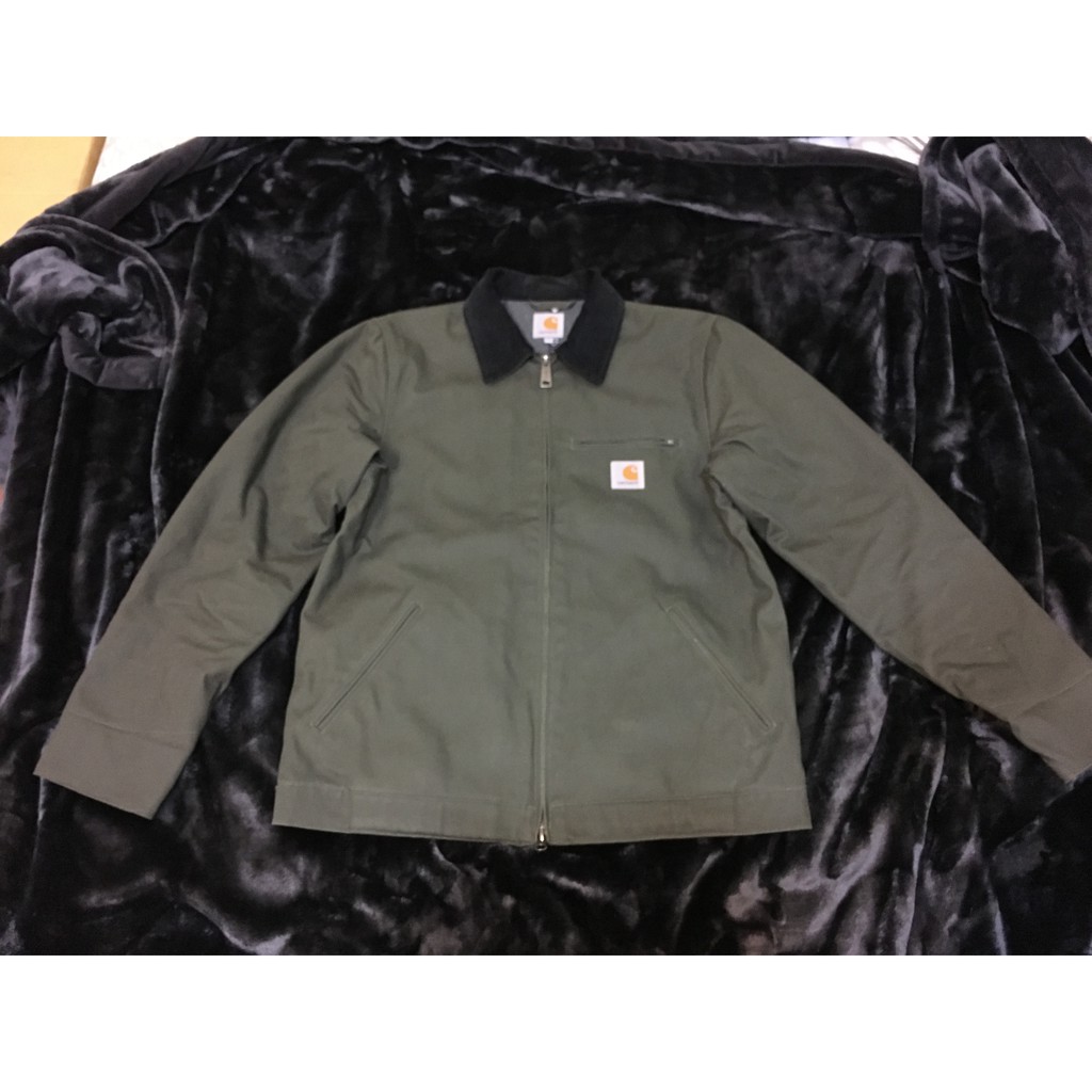 【二手】carhartt  WIP detroit jacket 16AW經典款式 軍綠 M號