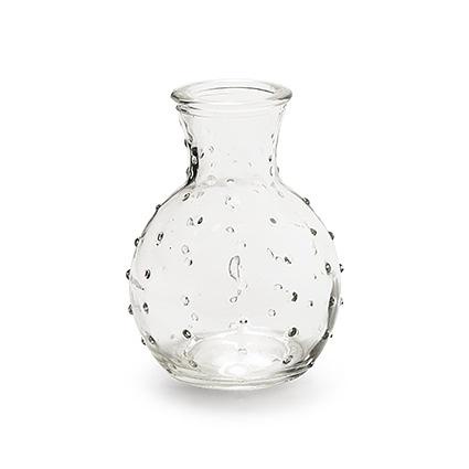 Jodeco Glass玻璃花器/ 水滴狀邊紋玻璃花瓶 eslite誠品