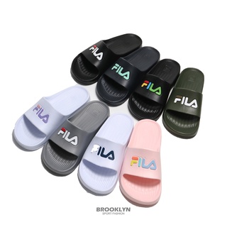 FILA 拖鞋 經典LOGO 多色 基本款 防水 運動拖鞋 男女 4S355W-