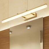 【華燈惠】伸縮鏡櫃鏡前燈led衛生間浴室燈 簡約現代防霧金色化妝鏡子燈