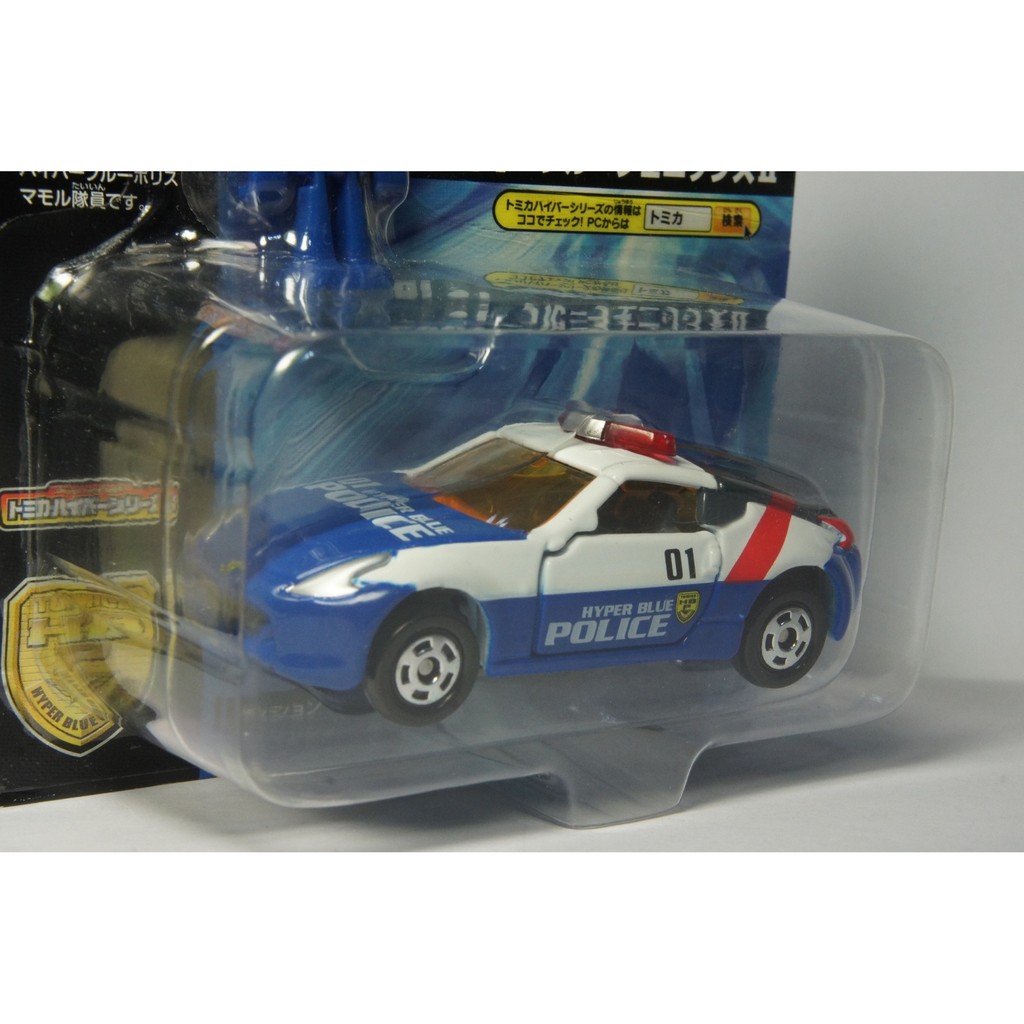 TOMY(tomica)小汽車 特警隊 HBP 01 FAIRLADY Z Z34 日產警車(1/57模型車)附人偶