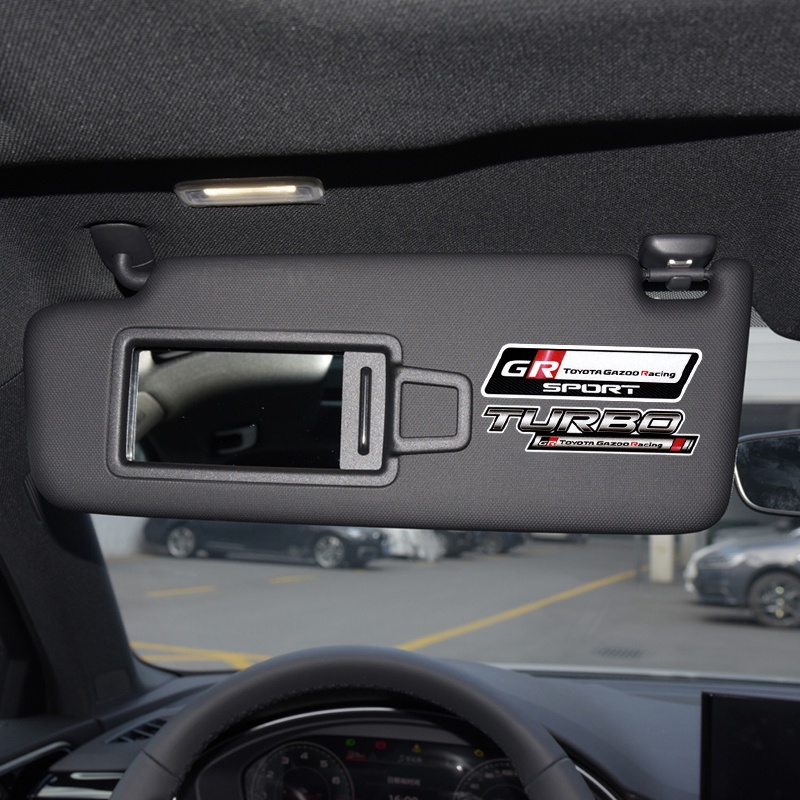 豐田 Gr 貼紙 TOYOTA 反光汽車外部汽車內飾貼花後視鏡門把手擋風玻璃貼紙適用於 Gazoo Racing